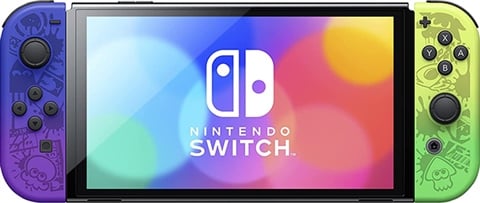 Nintendo Switch, OLED Splatoon 3 64GB + Joy-Con Azul/Amarillo, Sin Caja